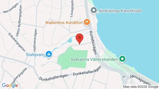 Lägenheter att hyra i Jönköping - kort over placeringen