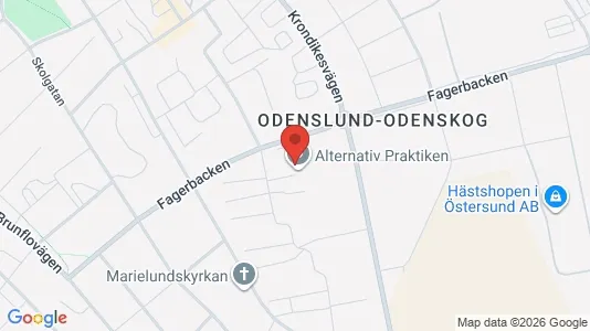 Lägenheter att hyra i Östersund - kort over placeringen
