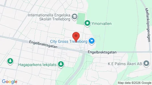 Lägenheter att hyra i Trelleborg - kort over placeringen