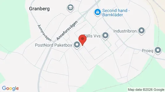 Lägenheter att hyra i Bollnäs - kort over placeringen