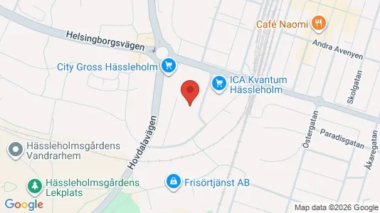 Lägenheter att hyra i Hässleholm - kort over placeringen