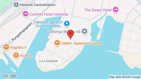 Lägenheter att hyra i Västerås - kort over placeringen