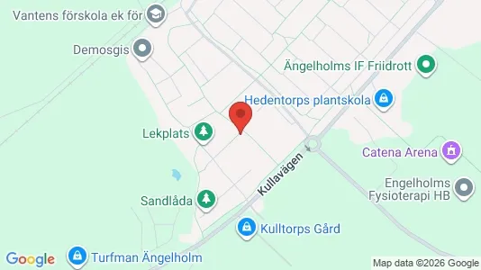 Lägenheter att hyra i Ängelholm - kort over placeringen