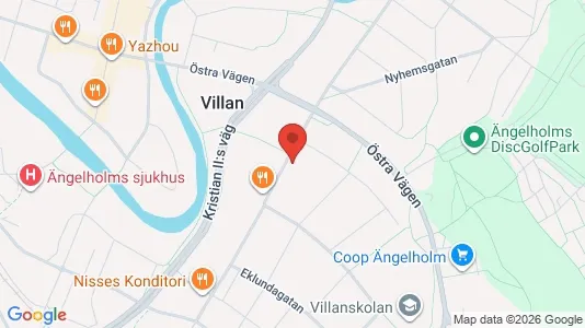 Lägenheter att hyra i Ängelholm - kort over placeringen
