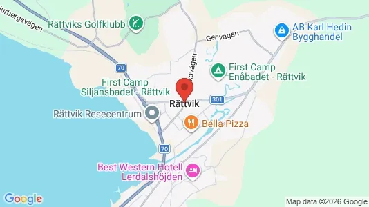 Lägenheter att hyra i Rättvik - kort over placeringen