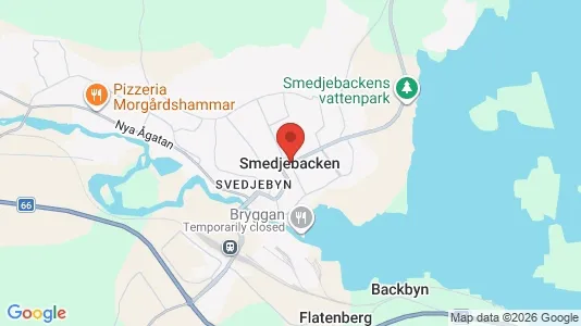 Lägenheter att hyra i Smedjebacken - kort over placeringen