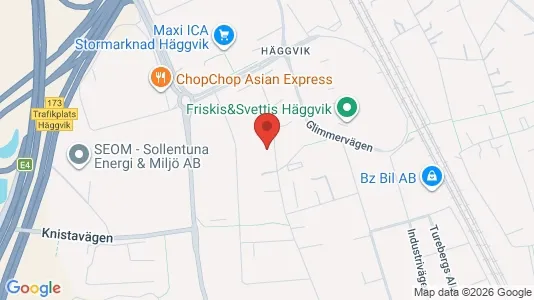 Lägenheter att hyra i Sollentuna - kort over placeringen
