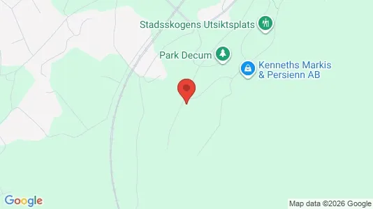 Lägenheter att hyra i Alingsås - kort over placeringen
