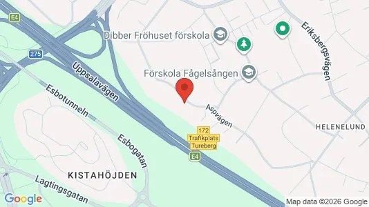 Lägenheter att hyra i Sollentuna - kort over placeringen