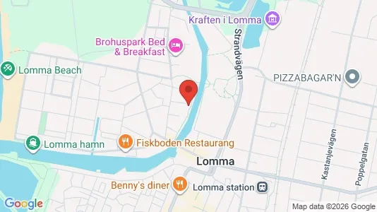 Lägenheter att hyra i Lomma - kort over placeringen