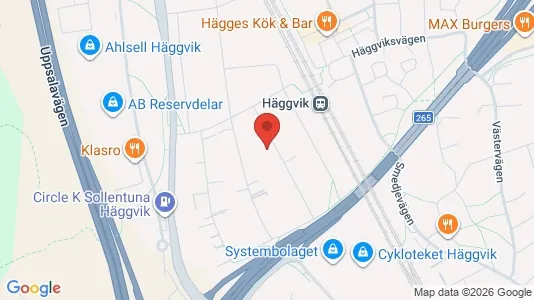 Lägenheter att hyra i Sollentuna - kort over placeringen