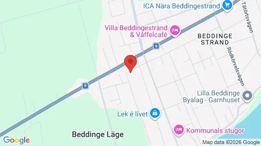 Lägenheter att hyra i Trelleborg - kort over placeringen
