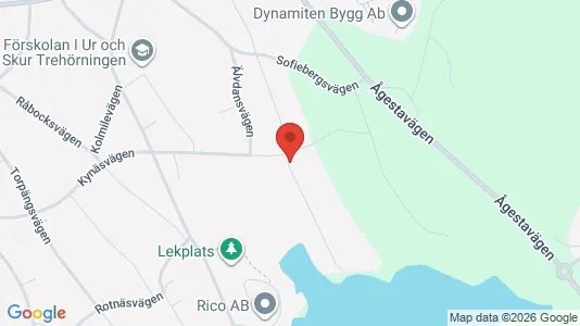 Lägenheter att hyra i Huddinge - kort over placeringen