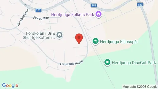 Lägenheter att hyra i Herrljunga - kort over placeringen