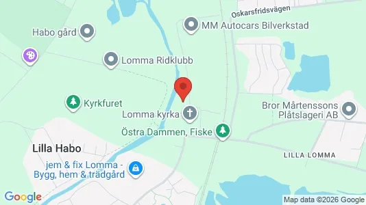 Lägenheter att hyra i Lomma - kort over placeringen