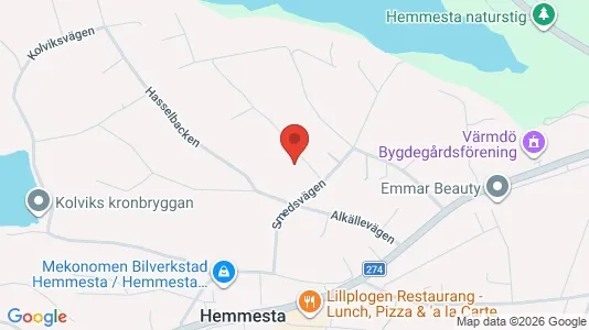 Lägenheter att hyra i Värmdö - kort over placeringen