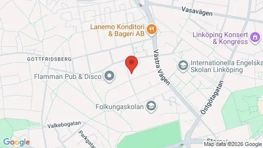 Lägenheter att hyra i Linköping - kort over placeringen