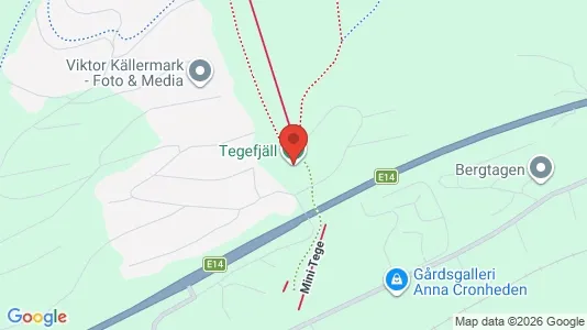 Lägenheter att hyra i Åre - kort over placeringen