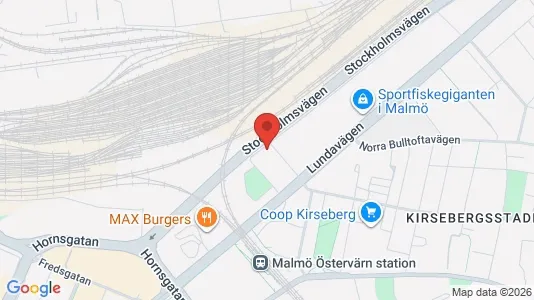 Lägenheter att hyra i Malmö Centrum - kort over placeringen