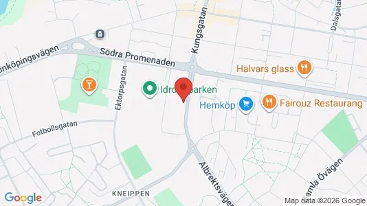 Lägenheter att hyra i Norrköping - kort over placeringen