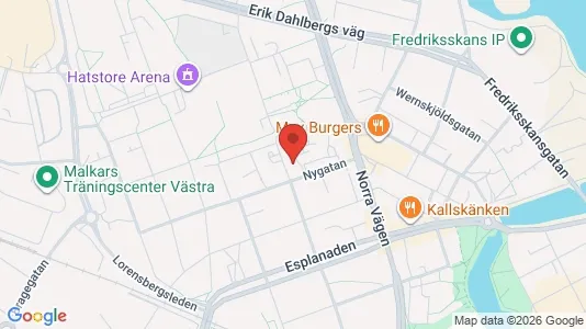 Lägenheter att hyra i Kalmar - kort over placeringen