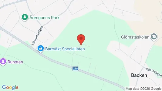 Lägenheter att hyra i Huddinge - kort over placeringen