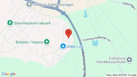 Lägenheter att hyra i Eskilstuna - kort over placeringen