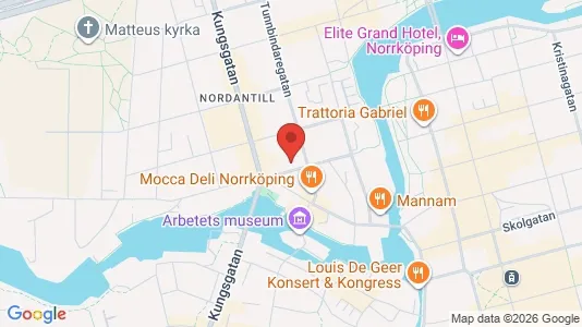 Lägenheter att hyra i Norrköping - kort over placeringen