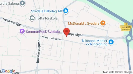 Lägenheter att hyra i Svedala - kort over placeringen