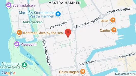 Lägenheter att hyra i Malmö Centrum - kort over placeringen