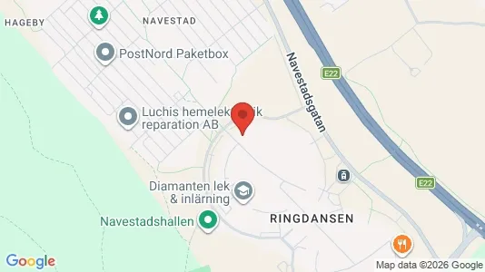 Lägenheter att hyra i Norrköping - kort over placeringen