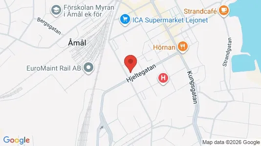 Lägenheter att hyra i Åmål - kort over placeringen