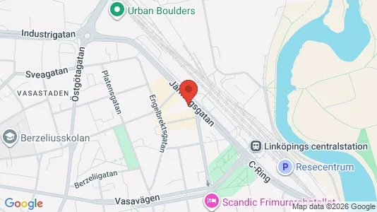 Lägenheter att hyra i Vasastan - kort over placeringen