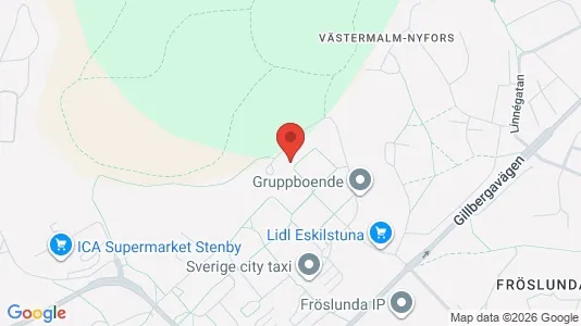 Lägenheter att hyra i Eskilstuna - kort over placeringen
