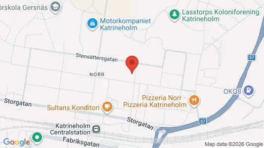 Lägenheter att hyra i Katrineholm - kort over placeringen