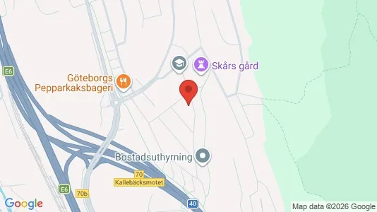 Lägenheter att hyra i Örgryte-Härlanda - kort over placeringen