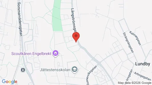 Lägenheter att hyra i Västra hisingen - kort over placeringen