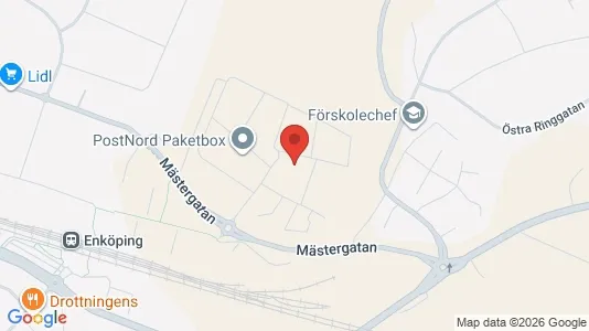 Lägenheter att hyra i Enköping - kort over placeringen