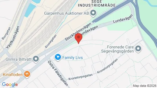Lägenheter att hyra i Kirseberg - kort over placeringen