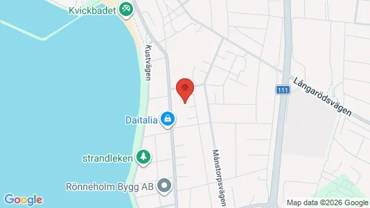 Lägenheter att hyra i Höganäs - kort over placeringen
