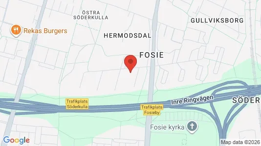 Lägenheter att hyra i Fosie - kort over placeringen