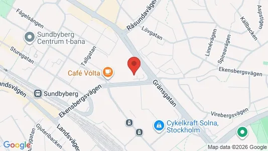 Lägenheter att hyra i Sundbyberg - kort over placeringen