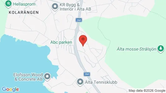 Lägenheter att hyra i Nacka - kort over placeringen