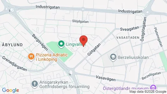 Lägenheter att hyra i Linköping - kort over placeringen