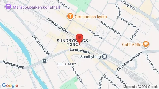 Lägenheter att hyra i Sundbyberg - kort over placeringen