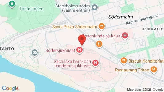 Lägenheter att hyra i Södermalm - kort over placeringen