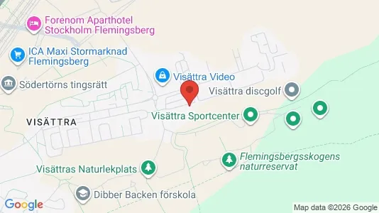 Lägenheter att hyra i Huddinge - kort over placeringen