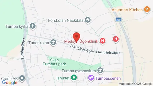 Lägenheter att hyra i Botkyrka - kort over placeringen