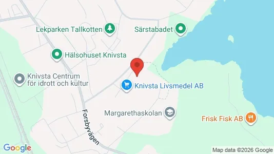 Lägenheter att hyra i Knivsta - kort over placeringen