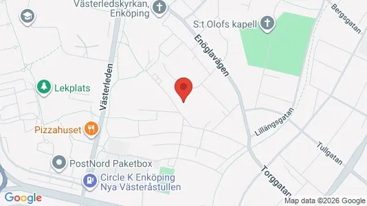 Lägenheter att hyra i Enköping - kort over placeringen